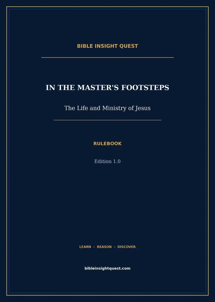 In the Master's Footsteps Edition 1.0 rulebook cover